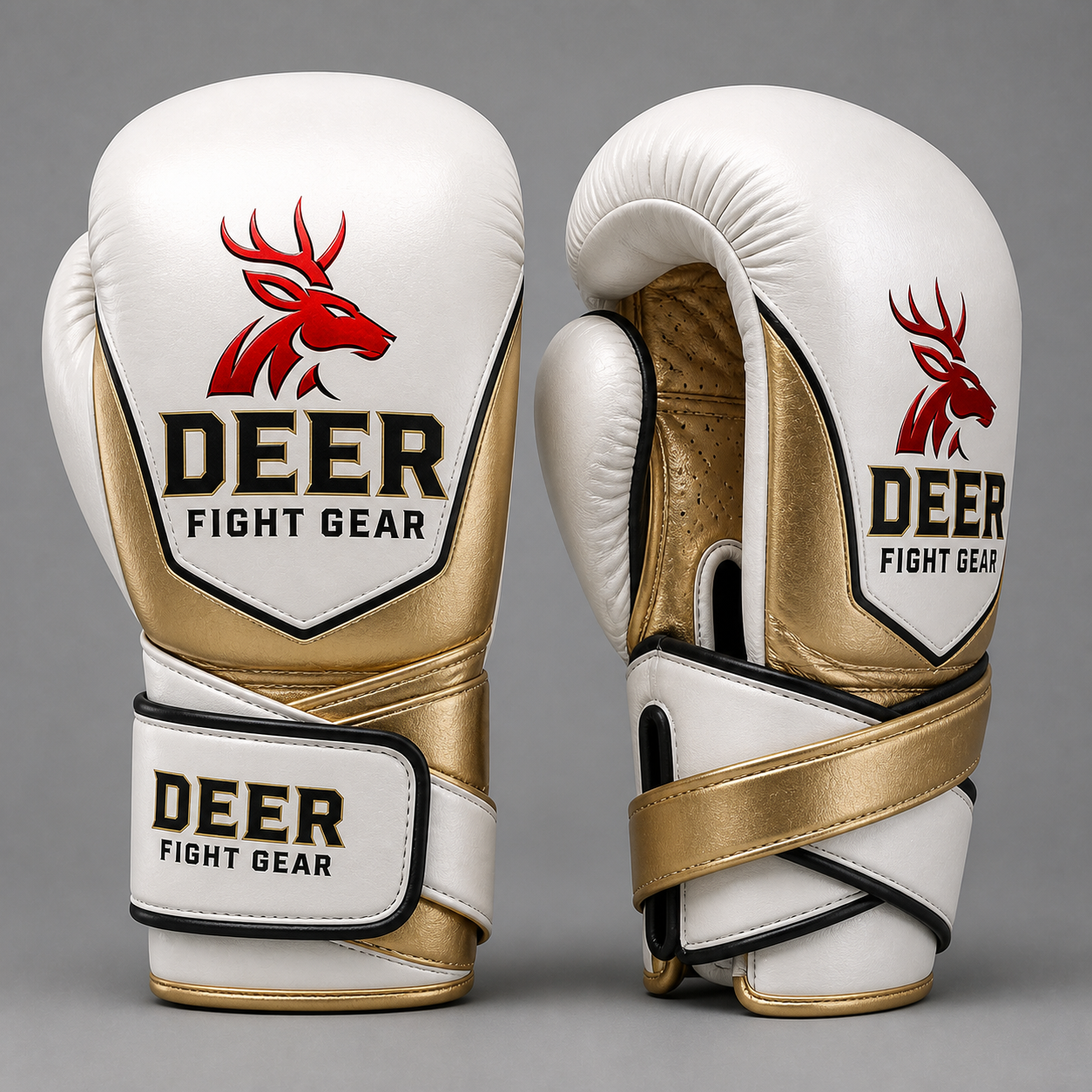 Pearl White Gold Elite Double-Strap Gloves