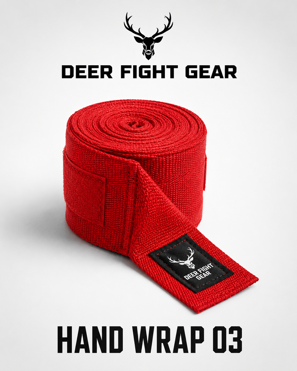 Crimson Red Boxing Hand Wraps
