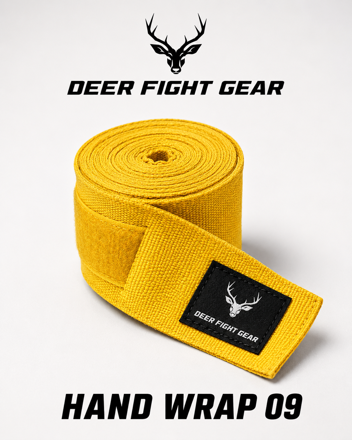 Golden Yellow Boxing Hand Wraps