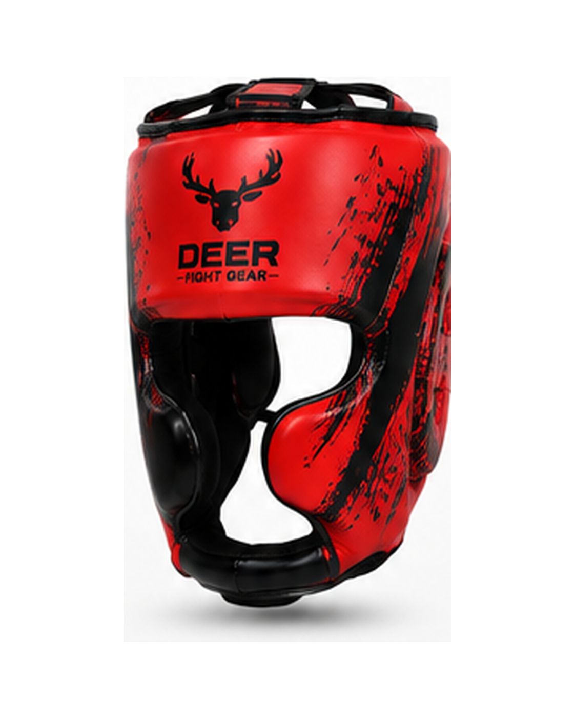 Crimson Black Strike Head Guard