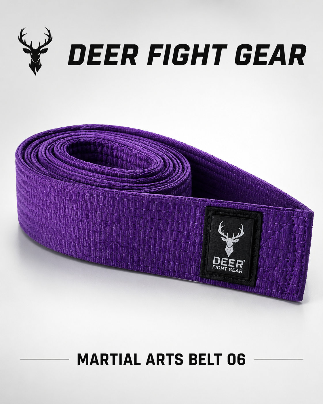 Deep Purple Martial Arts Belt