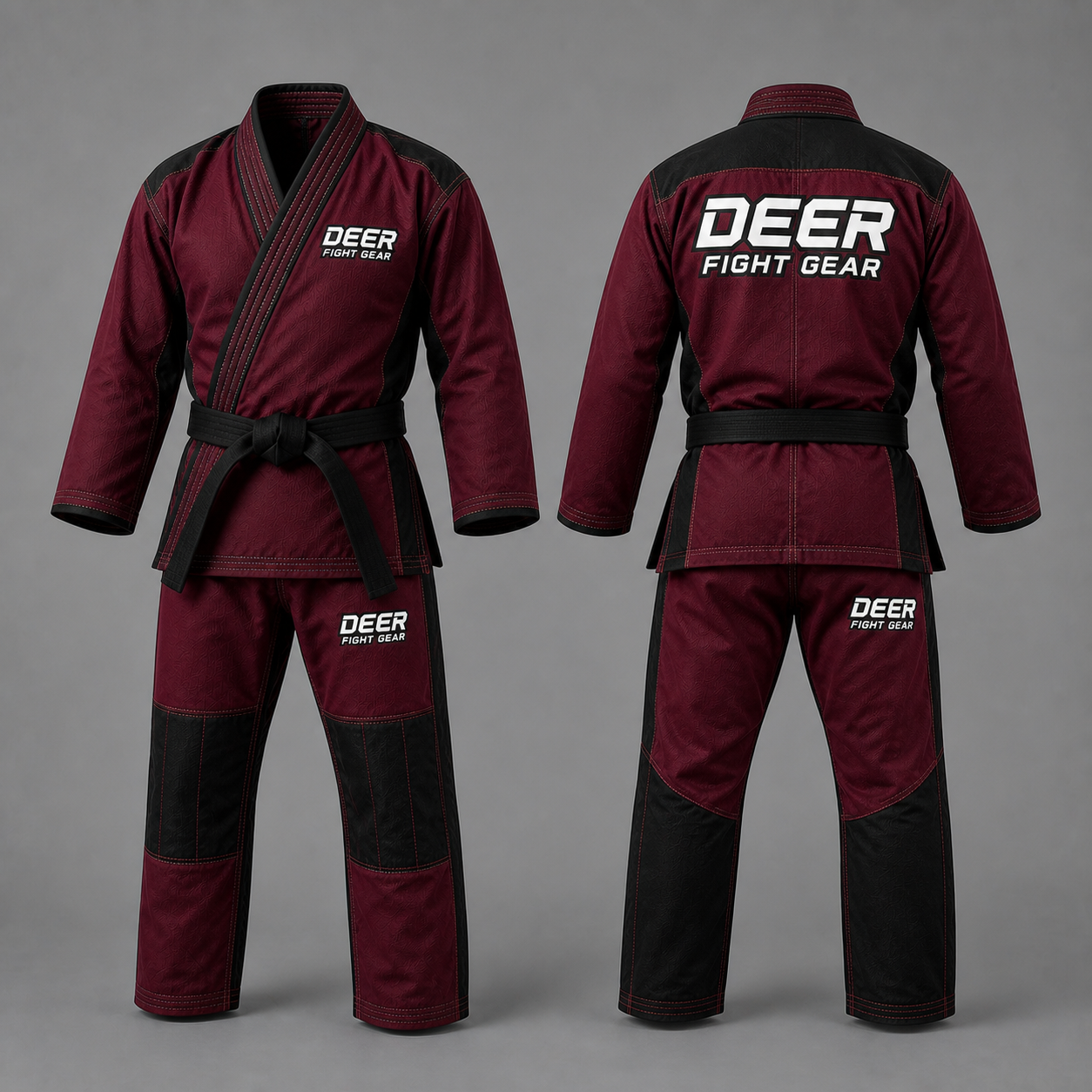 Burgundy Combat Martial Arts Suit