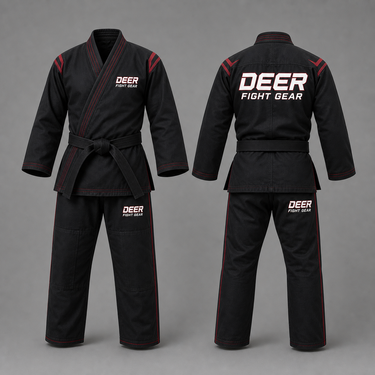 Elite Black Martial Arts Suit