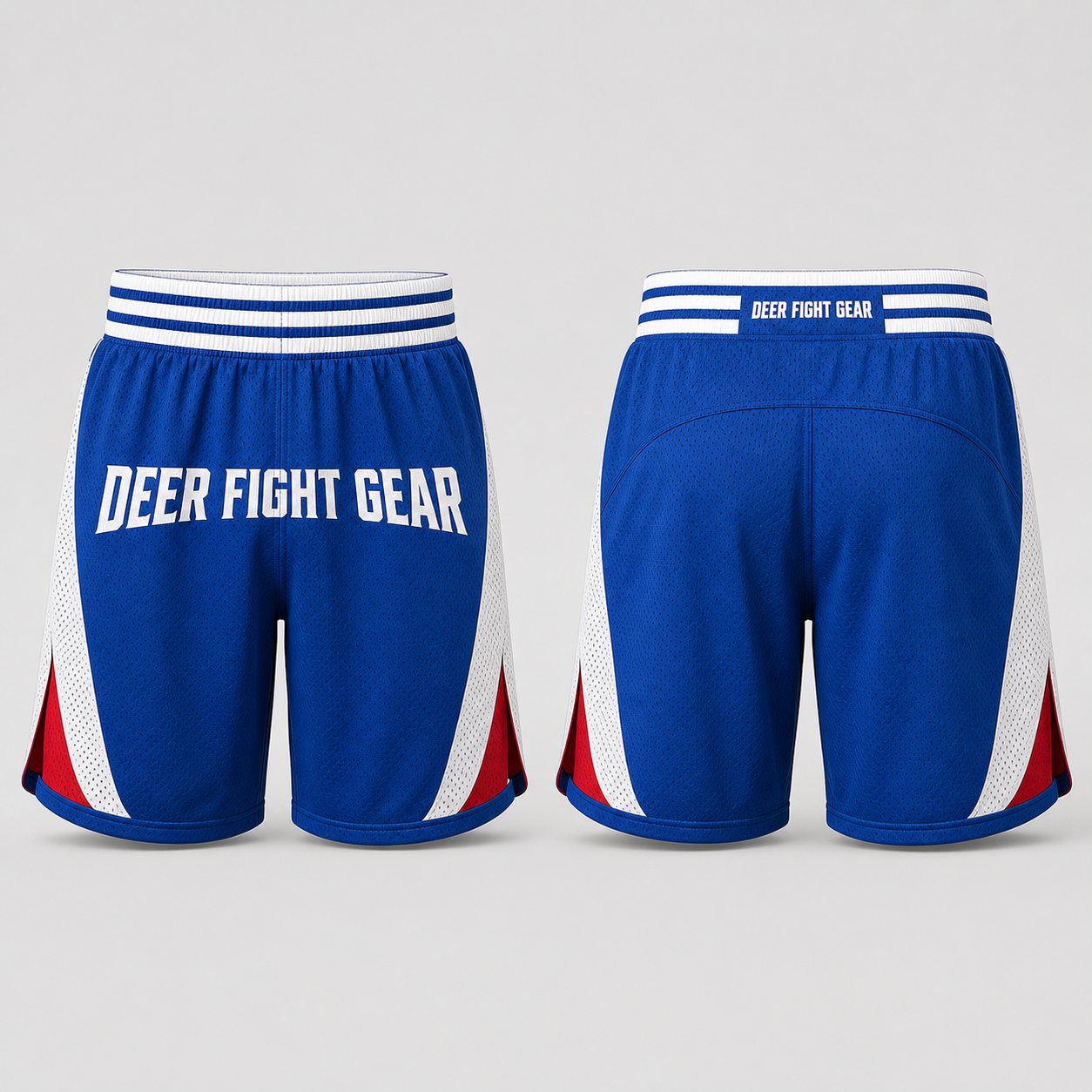 Royal Blue White Reversible Academy Shorts